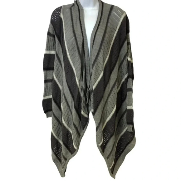 O’Neill Striped Flowy Cardigan Sweater XS NWT - Picture 1 of 11